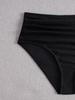 2026 European & American Black Triangle Underwear High & Low Waist New Style Hot Spring Seaside Swim Trunks Swimsuit