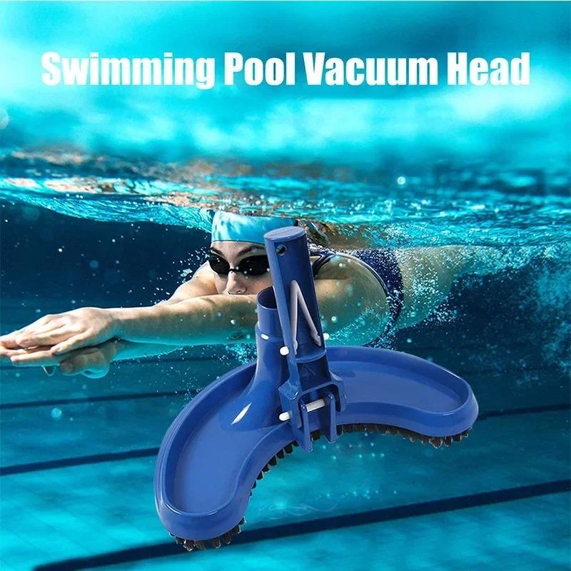 Portable Underwater Vacuum Pool Cleaner Manual Cleaning Tool for Inground Above Ground Swimming Pool Maintenance Equipment Use
