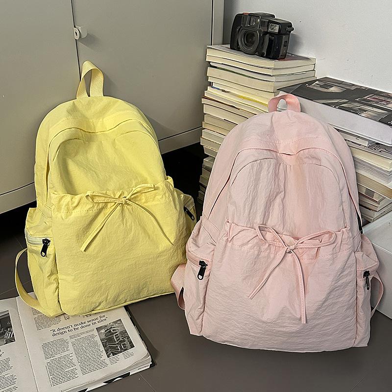 Schoolbag1011 New Backpack Lightweight Women's Casual Backpack Popular Style Student Schoolbag Travel Backpack
