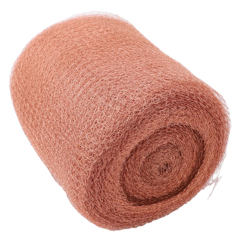 Copper Mesh Reusable Rust Proof Hole Blocking Rodent Control Copper Mesh Roll for Bat Snail 30m