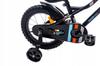 Children's Bicycle 14 Inches For a Boy Guide Side Wheels Bell Tiger Bike Black Orange Sun Baby