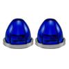 1/2Pcs LED Watermelon Wheel Lamps under Glow Side Lights Enhanced Visibility Safety Semi Truck Trailer Marker Lights