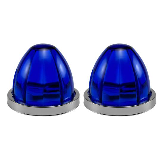 1/2Pcs LED Watermelon Wheel Lamps under Glow Side Lights Enhanced Visibility Safety Semi Truck Trailer Marker Lights
