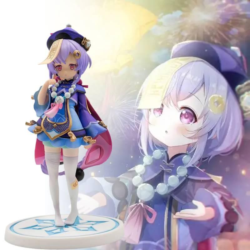 Genshin Qiqi Impact Figurine Game Cartoon Model Toys Statuary Christmas Gifts