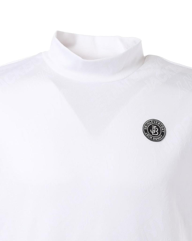 Kurzarm Mock Neck Shirt Golf Unterwäsche 6 [Jack Bunny] Herren (Logo-Jacquard) / / 262-5167113 030_Weiß [LL]