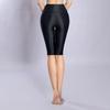 Glänzende Cropped Hosen Pfirsich Hüftstrumpfhosen Leggings Dünne Yogahosen Für Fitness Jogger