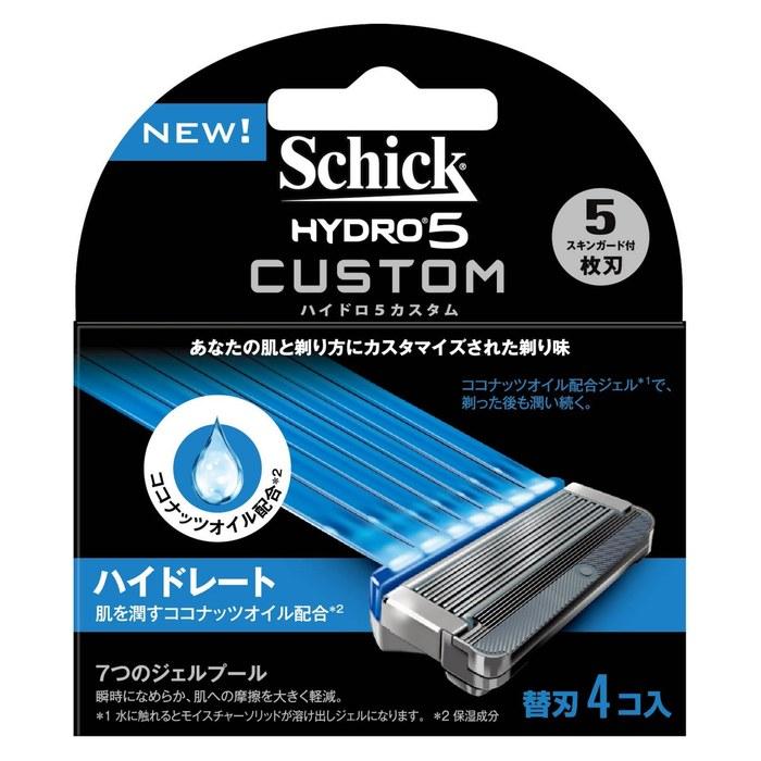 Schick Hydro 5 Custom Hydrate Razor Blade Refills (4 count)