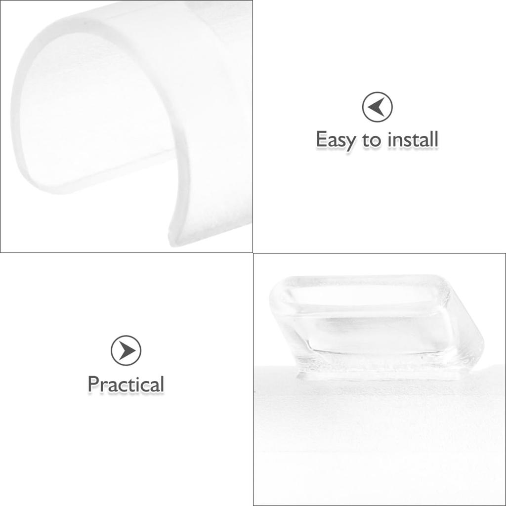 NOLITOY Flauta um Auxílio de Prática para Iniciantes e Feito de Bocal Transparente Leve e Fácil de Usar, Estudantes, Plástico,