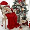 New Christmas Linen Pillowcase Cover - Home Decor Cushion 