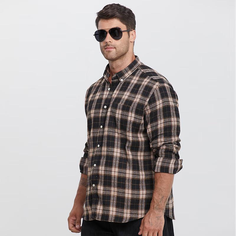 

Men s Plus Size Plaid Long Sleeve Shirt 7XL