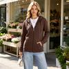 Women's Zip Up Hoodie Loose Fit Long Sleeve Sweatshirt with Pockets for Winter