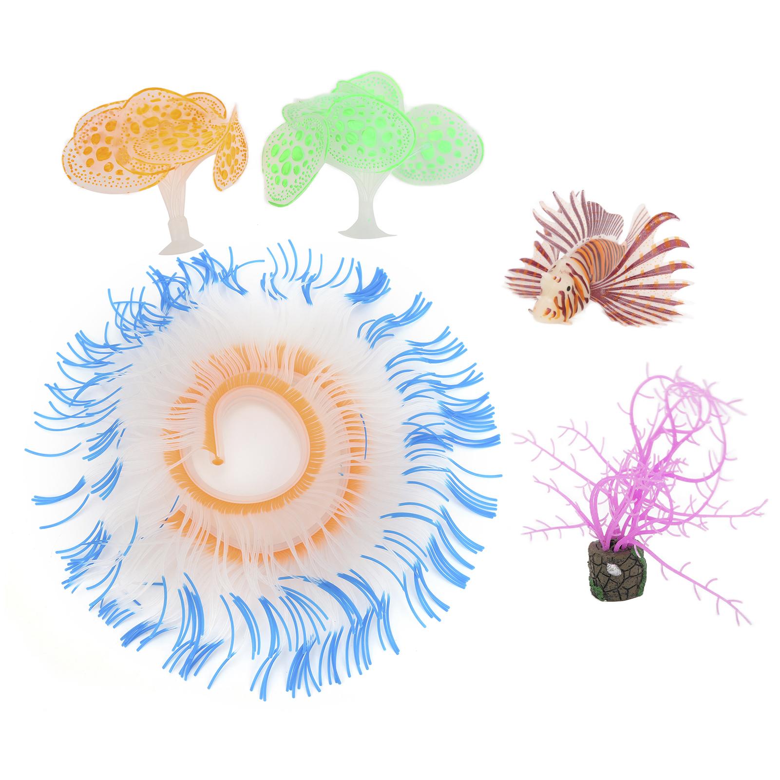 

Fake Coral Safe Beautiful Environmental Protection and Silicone Fish Tank Decorations