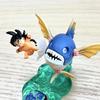 Anime Dragon Ball Model Kids Son Goku Kick Fish Pvc Statue Action Figures Collectible Model Toys Beautiful Design