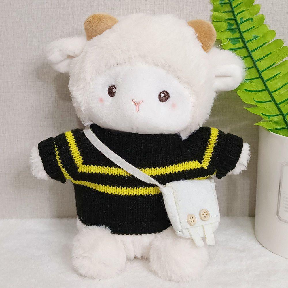 Internet Star Poki the Lamb Plush Toy: Cute Belle the Sheep Doll in Outfit - Perfect Gift for Girls