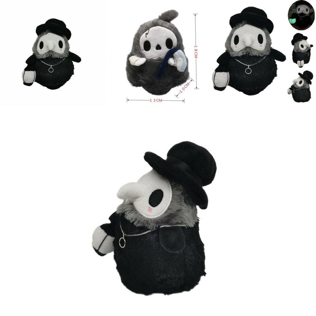 Luminous Plague Doctor And Nurse Couple Plush Toy Cute And Unique Gift