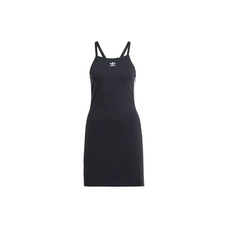 adidas Originals 3-Stripes Mini Dress Black Women IU2426 XL