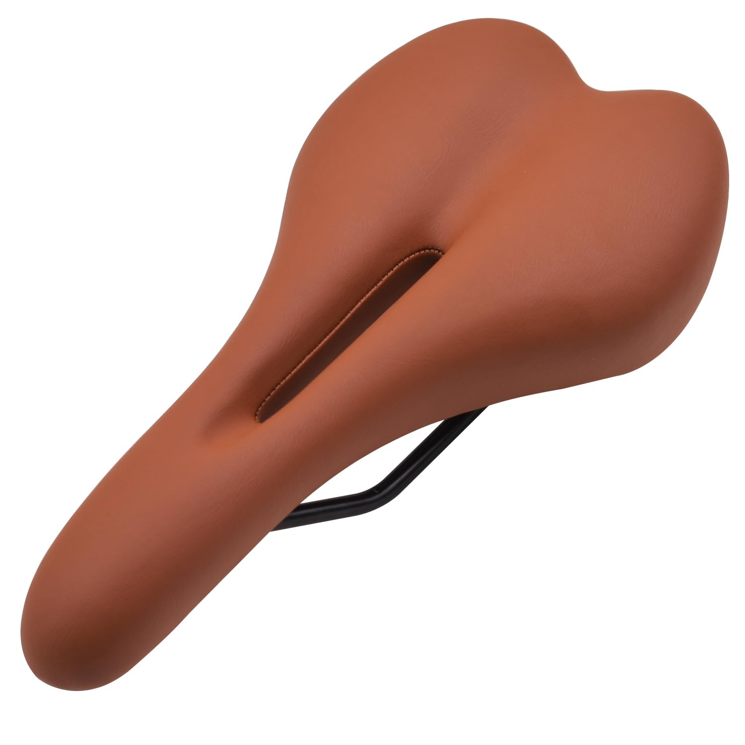 OMOMOAKARI Bicycle Thick Sports Saddle with for Road Mountain and Hybrid Bikes Saddle, Cushion, Comfortable, Hole, Bikes, Bikes, (Brown) коричневый