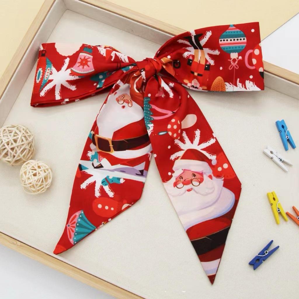 Women Casual Christmas Hair Band Headwear Scarves