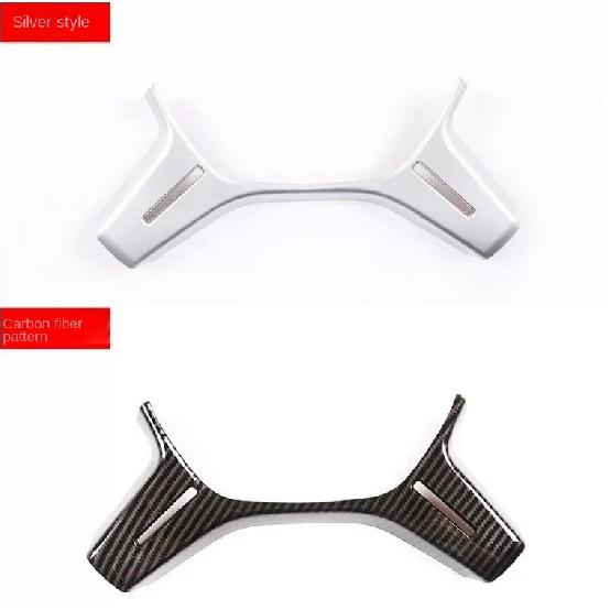 For Mercedes Benz C E GLK M Class W204 W212 C180 C200 ABS Car Steering Wheel Moulding Decoration Cover Trim  2011 2012 2013 2014