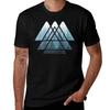 Sacred Geometry Triangles Misty Forest Tshirt Unisex T Shirt Heavy Cotton Unisex T Shirts High Quality Luxury Brand Tshirt