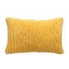 Sofa Pillow Solid Color Soft Velvet Living Room Sofa Decorative Waist Pillow Home Cushion Cover Anti-cat Scratch