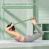 Multifunctional Pedal Resistance Band Strong Elastic Pull Yoga Tension Rope with Handle Muscle