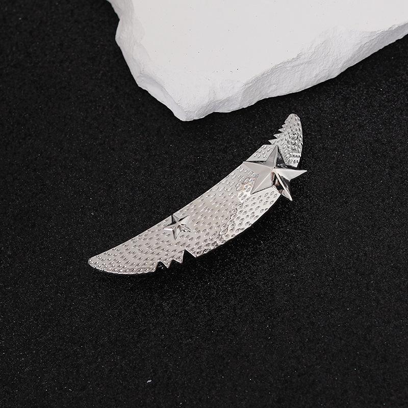 

Европейско-американский матовый золотой аксессуар для волос в виде луны - Элегантный новый льняной дизайн KC Gold