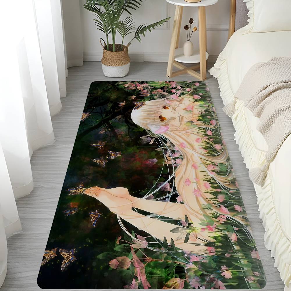 Anime Chobits Door Mat Washable Non-Slip Living Room Sofa Chairs Area Mat Kitchen Doormat Area Rug
