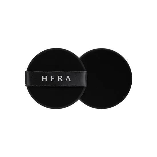Пуховка для тонального крема HERA Black Cushion Foundation 2 шт.