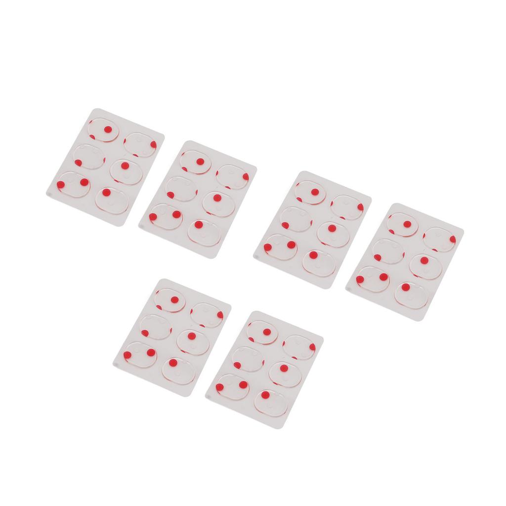 36 BUC Geluri Amortizoare Tobe Gel Siliconic Paduri Amortizoare Tobe Moi pentru Tobe Cinaluri Controlul Tonului Roșu