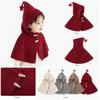 Windproof Kids Hooded Cloak Star Toddler Pullover New Hooded Cape Jacket  for Toddlers
