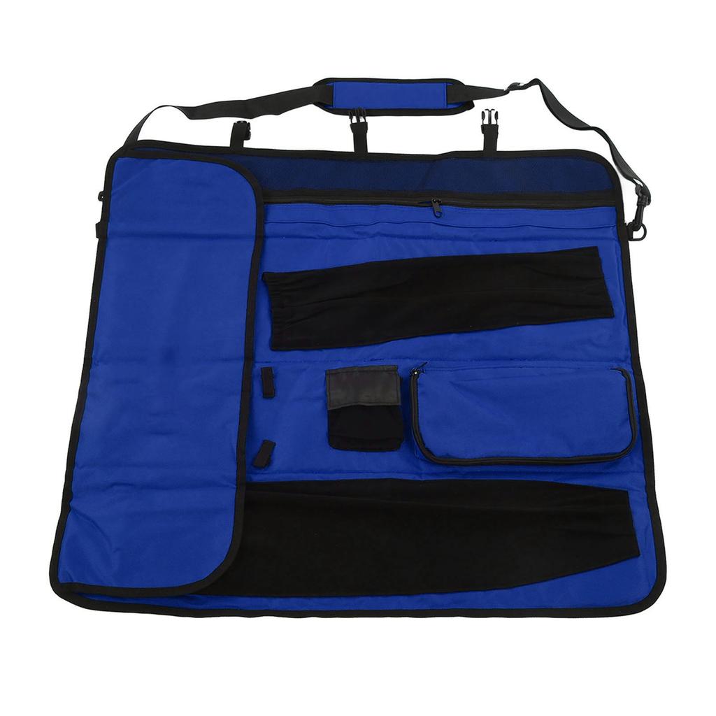 Składana torba na łuk refleksyjny Torba do przechowywania łuku i strzał do zawodów strzeleckich na świeżym powietrzu Uchwyt na strzały łucznicze Niebieski