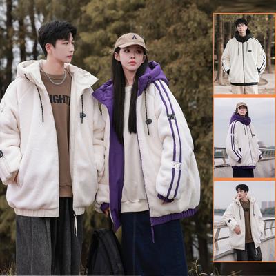 Winter Wendbare 90er Weiße Entendaunen Daunenkleidung Hong Kong Stil Mode Vielseitig Verdickt Partner Modell BL3979