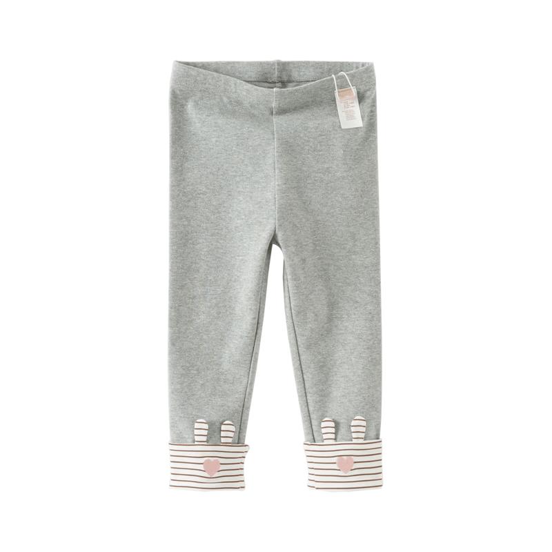 DAVE&BELLA Girls' Autumn A-class Anti-mite Patchwork Leggings