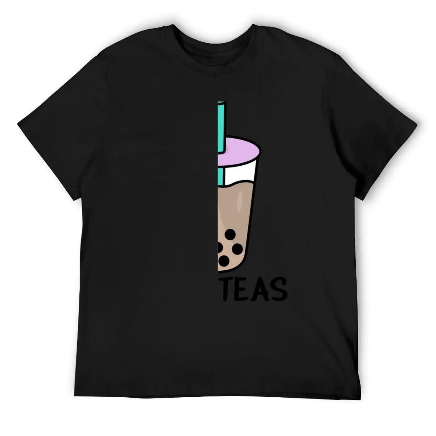 Футболка с принтом  Besties Best Friends  для мужчин, летняя, с рисунком, оверсайз, хлопковая S