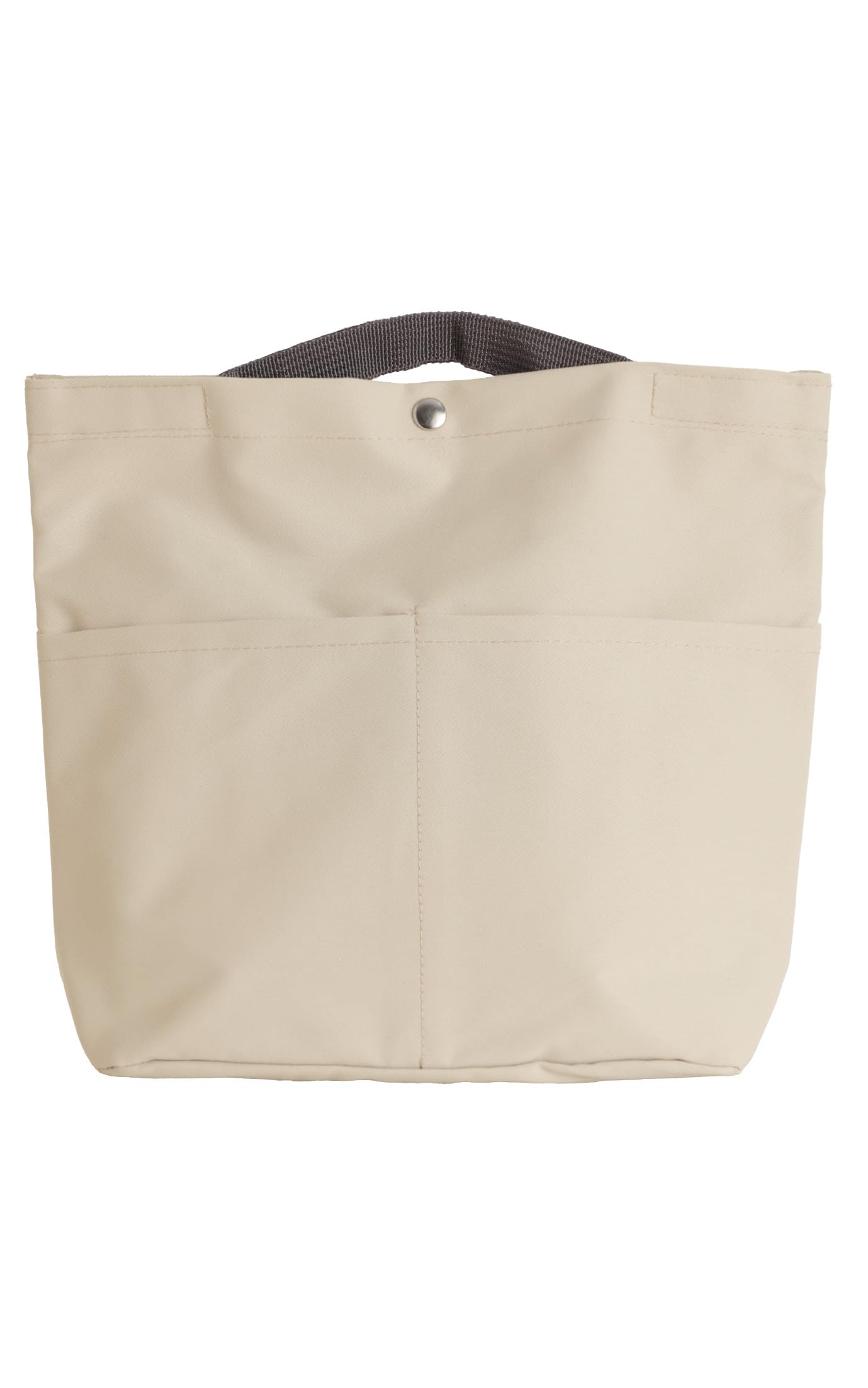 

вертикальная внутренняя сумка и разделенная Маленькая, сумка-в-сумке [Легкая сумка-в-сумке] (Светло-бежевый)