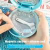 Retainer Box Fake Teeth Denture Storage Case With Mirror Mouthguard Aligner Braces Container Oral Hygiene Supplies Organizer
