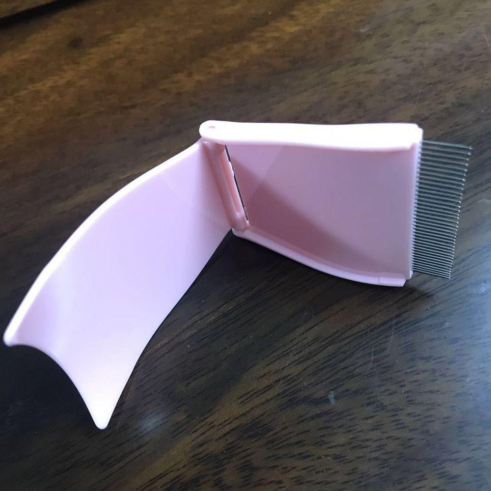 Foldable Eyelash Brush Comb Durable Cosmetic Tools Convenient Eyebrow Comb  Women