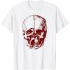 Leonardo da Vinci menschlicher Schädel Anatomie T-Shirt
