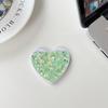 Flip Cover Love Mirror Mobile Phone Decoration Paste Desktop Support Watching Drama Epoxy Sequins Xiaoqing Fresh Wind Women'S Models
