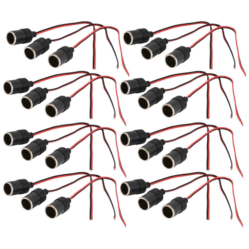 Female Cigarette Lighter Car Power Socket Socket, (24 pcs)