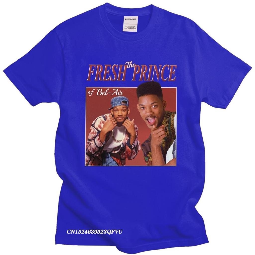 Funny The Fresh Prince Of BelAir Tshirt Men Camisas Men 90s Style Will Smith TV TShirt Carlton Banks Fan Cotton Tee