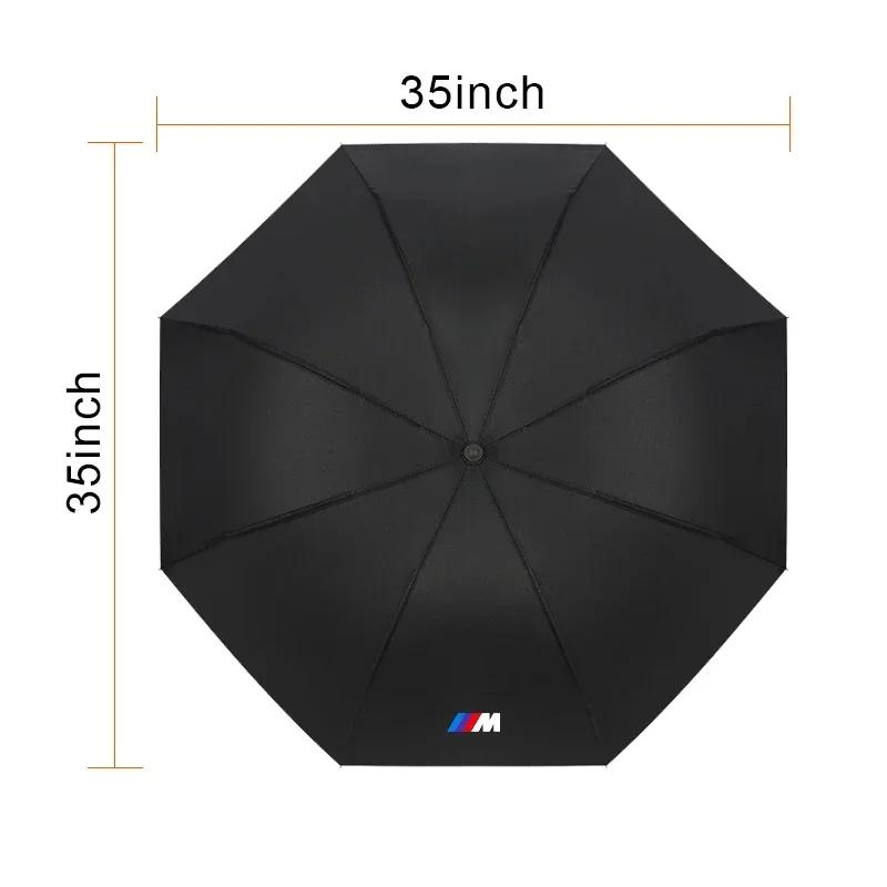 Car Logo Umbrella Auto Folding Windshield Sunshade Umbrella For BMW M Performance 1 3 5 7 Series M3 M4 M5 M6 X1 X3 X5 X6 X7 E30