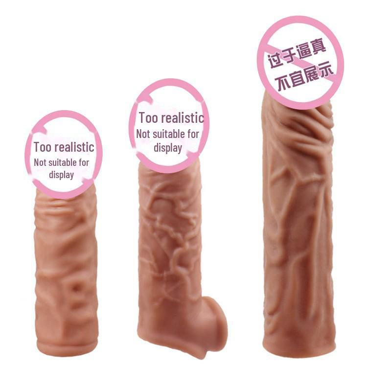 Liquid Silicone Wolf Tooth Set: Wearable Simulation Crystal Penis Toy for Men and Women