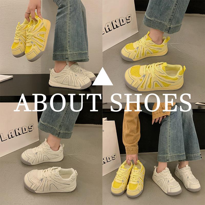 Ošklivé roztomilé silné prodyšné síťované německé tréninkové boty dámské 2025 nové retro barevné univerzální sportovní a volnočasové boty Forrest Gump