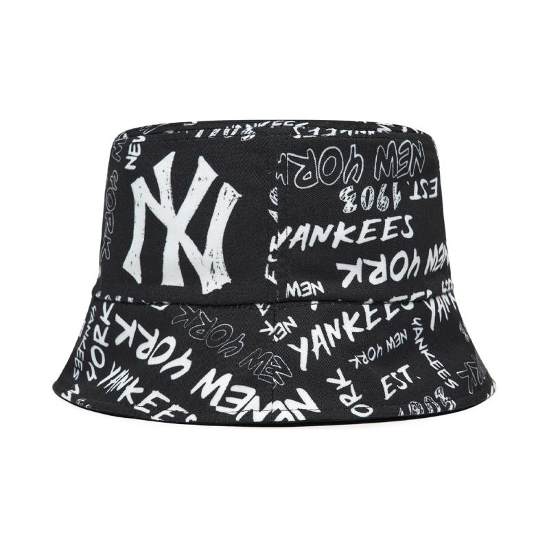 Хлопковые панамы MLB Унисекс Черные Модные 3AHT0521N-50BKS 59