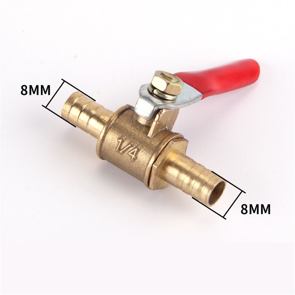 Hose Barb To Hose Barb Ball Valve On-off Controlling or Flow Adjustment of Water, Oil, and Gas