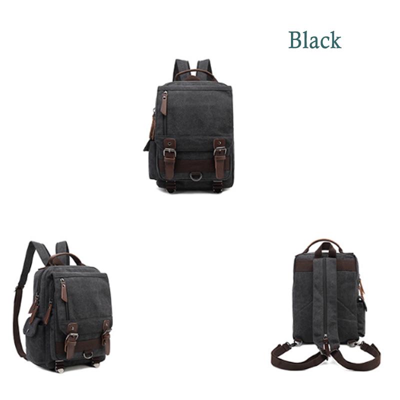 Nueva mochila de moda hombre Bolsa de lona Bolsa de hombro casual Mochila  de estudiante de gran capacidad comprar a buen precio — entrega gratuita,  reseñas reales con fotos — Joom