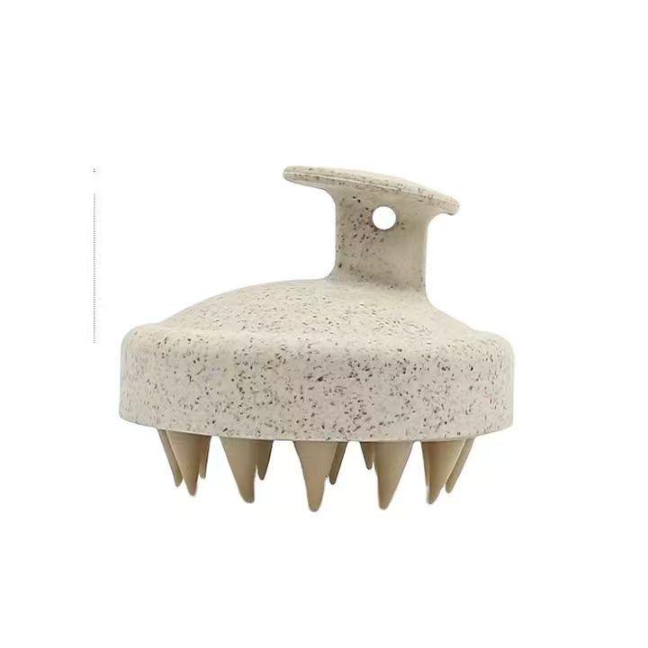 Wheat Straw Silicone Anti-static Scalp Massage Shampoo Brush