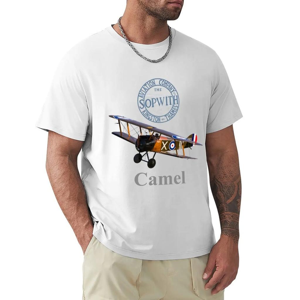 Sopwith Camel WW1 fighter T-Shirt anime figures fashion shirts tee shirts for men